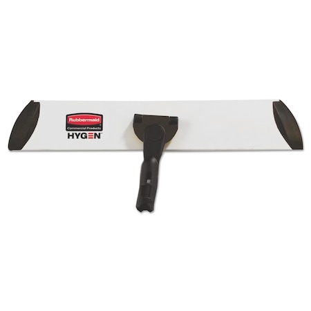 Rubbermaid Commercial Executive Microfiber 1-Sided Flat Mop Frame, 3.5W, 18L, Black/Silver 1863893